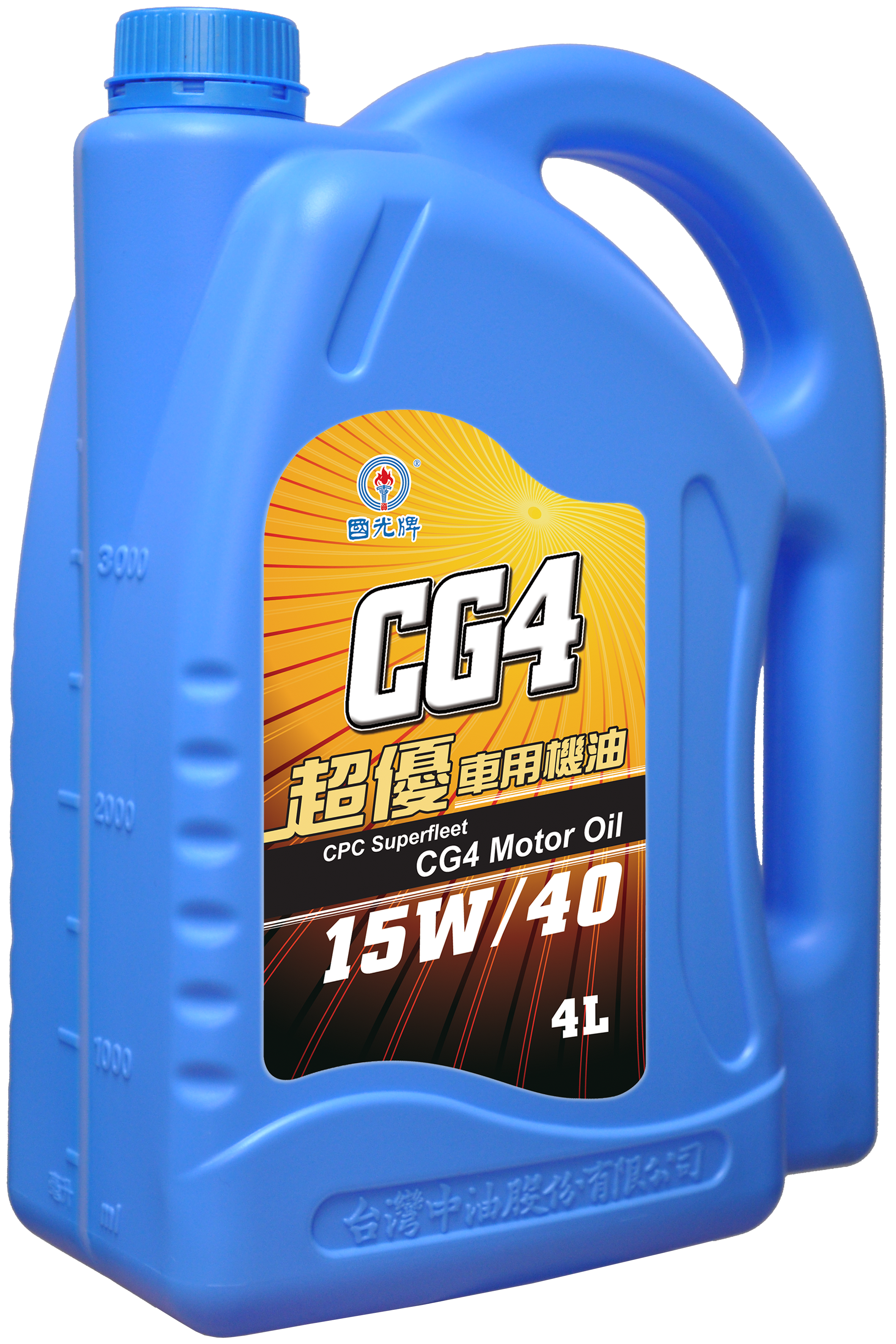 國光牌超優CG4車用機油15W40-4公升